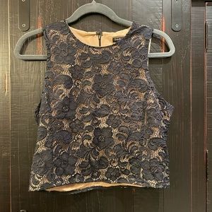 Lace fitted going out tank